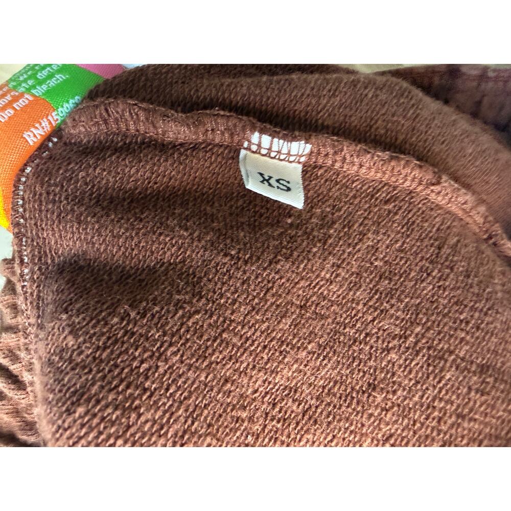 Big Bud Press XS Terracotta Cotton Jogger Sweatpants High Waist Made in LA - Picture 10 of 10